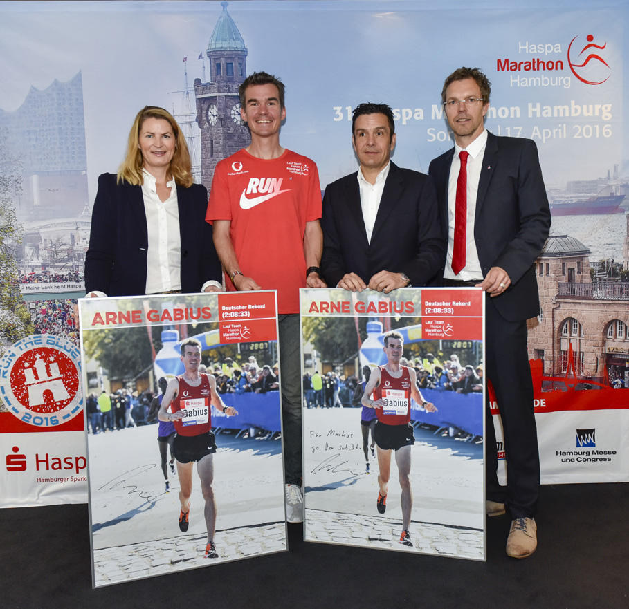 Pressekonferenz zum 31. Haspa Marathon Hamburg