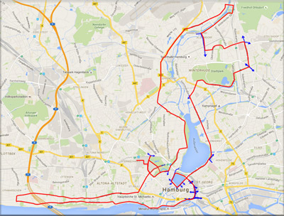 Verkehrsinformationen zum 31. Haspa Marathon Hamburg