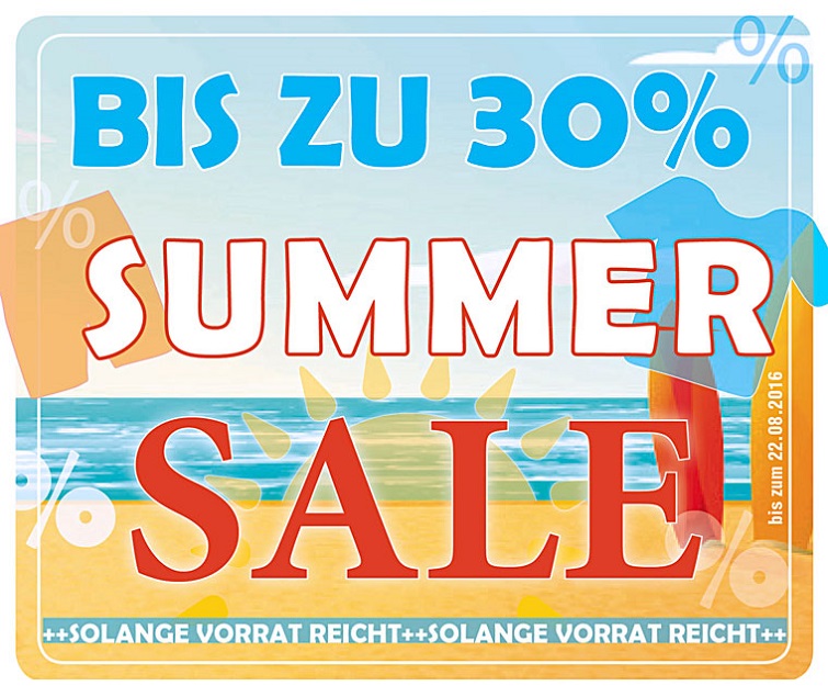 Summer Sale in our online shop