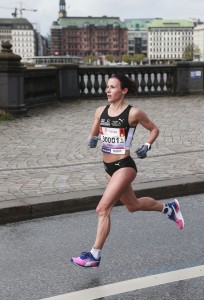 Sabrina Mockenhaupt beim Haspa Marathon Hamburg 2017
