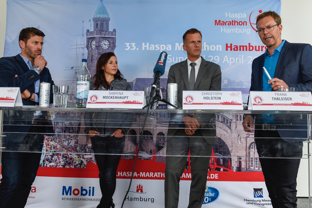 Haspa Marathon Hamburg - Sabrina Mockenhaupt, Christoph Holstein, Frank Thaleiser