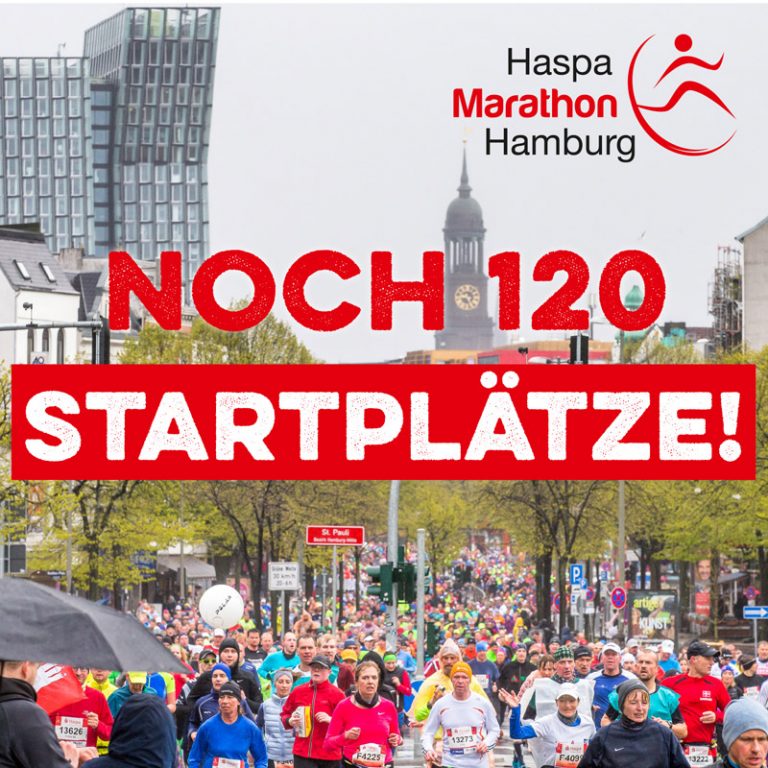 Nurnoch120Startplätze Haspa Marathon Hamburg