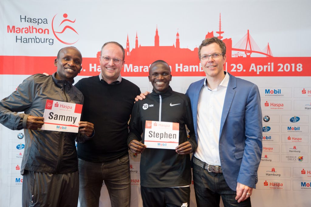 33. Haspa Marathon Hamburg 2018, press conference, Hamburg, 13.03.2018