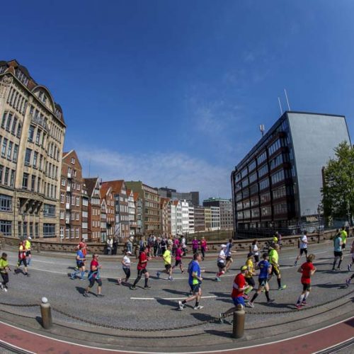 33. Haspa Marathon Hamburg 2018, 29.04.2018, Harvestehuder Weg, Alster,
