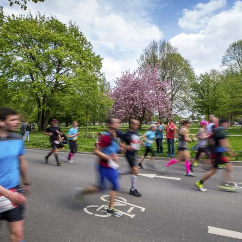 33. Haspa Marathon Hamburg 2018, 29.04.2018, Harvestehuder Weg, Alster