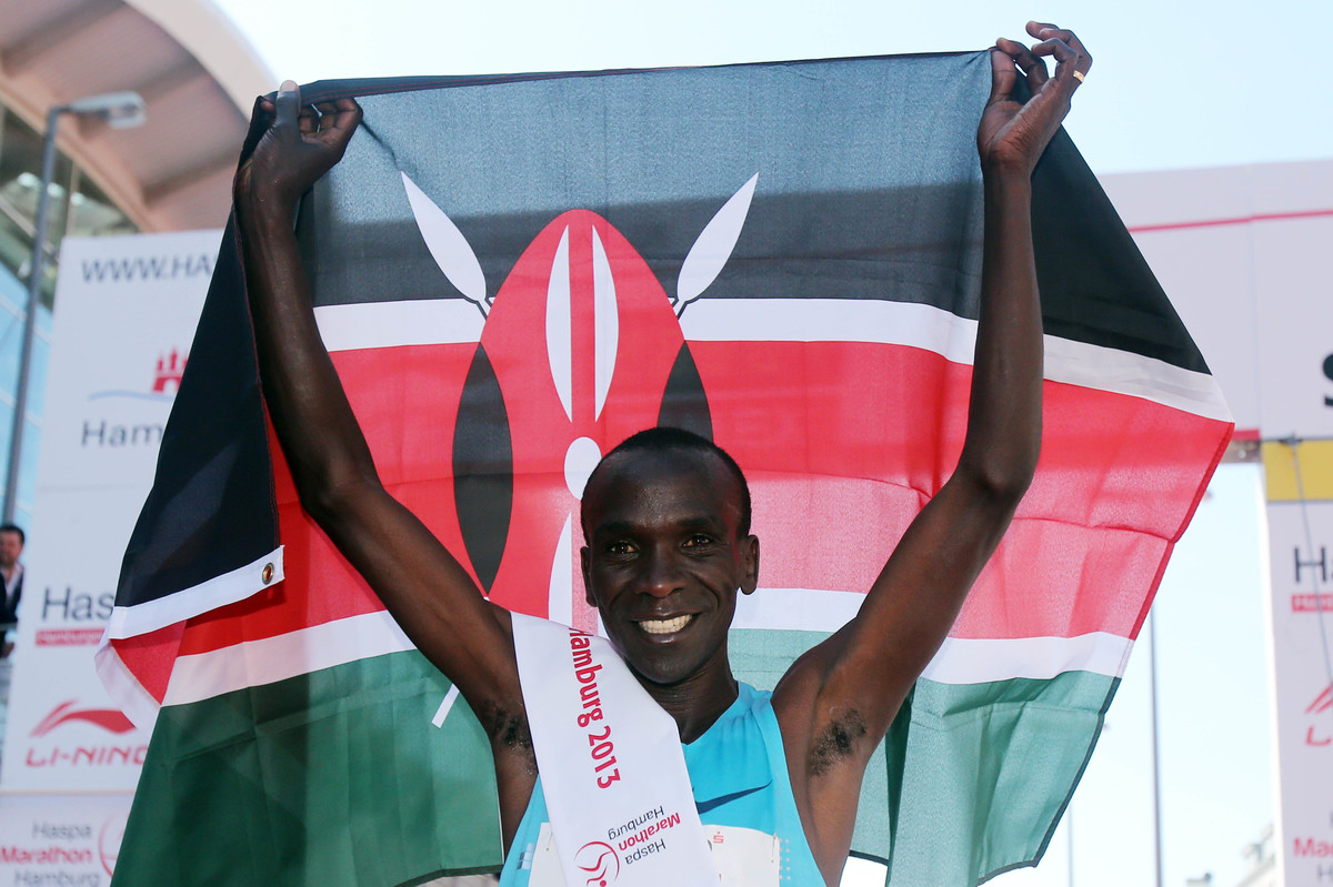 Eliud Kipchoge stellt neuen Weltrekord im Marathonlauf auf