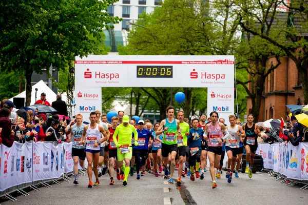 34. Haspa Marathon Hamburg 2019, Halbmarathon, Start