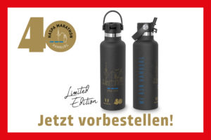 Jubiläums-Flasche Haspa Marathon Hamburg