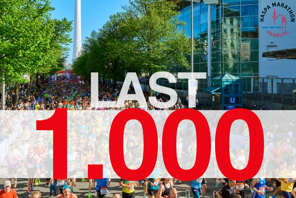 die letzten 1000 Startplätze